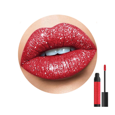 LIPSTICK MATT ROSSO GLITTER