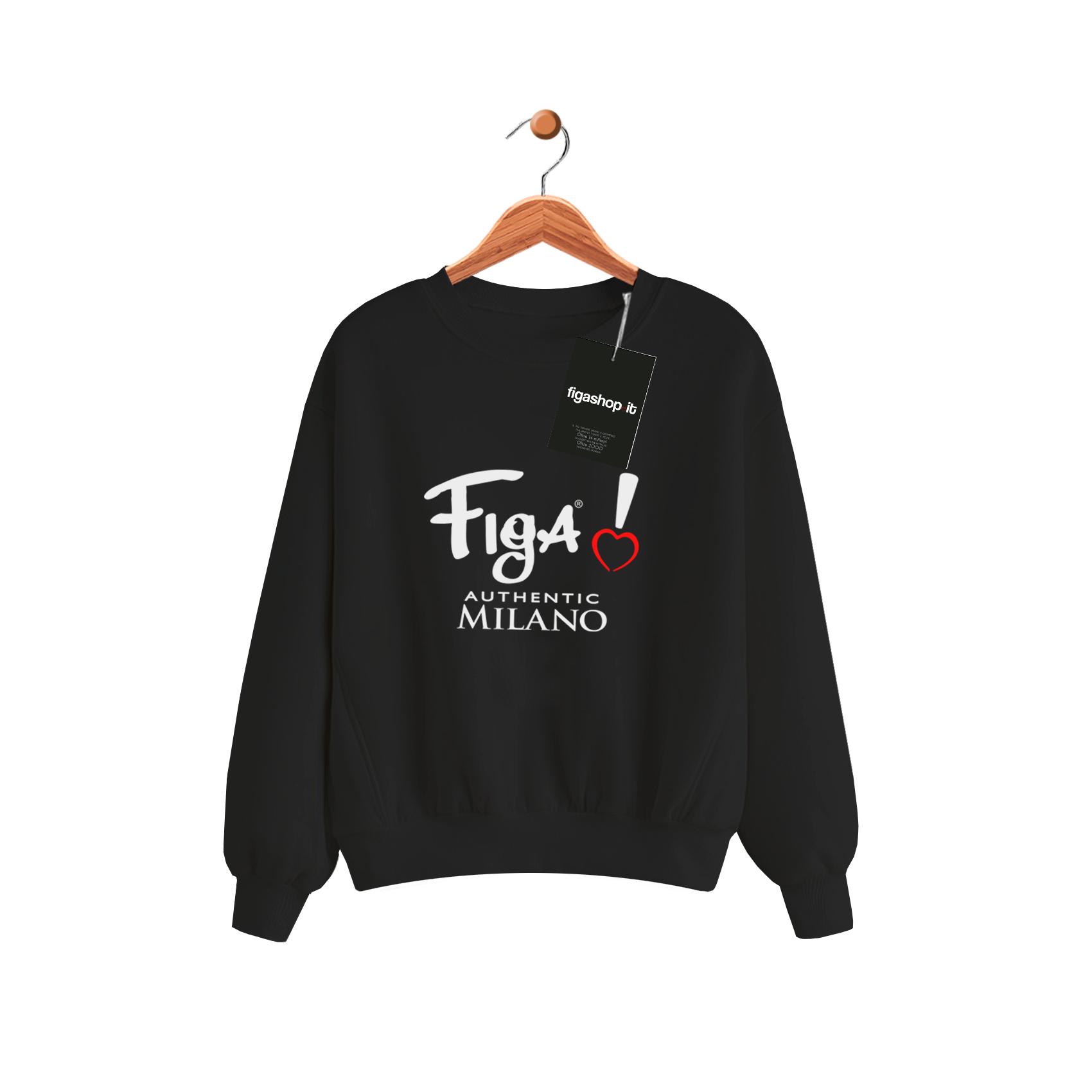 Felpa Figa!® Milano - Logo Brand